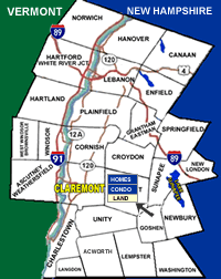 Search map for NH VT Real Estate